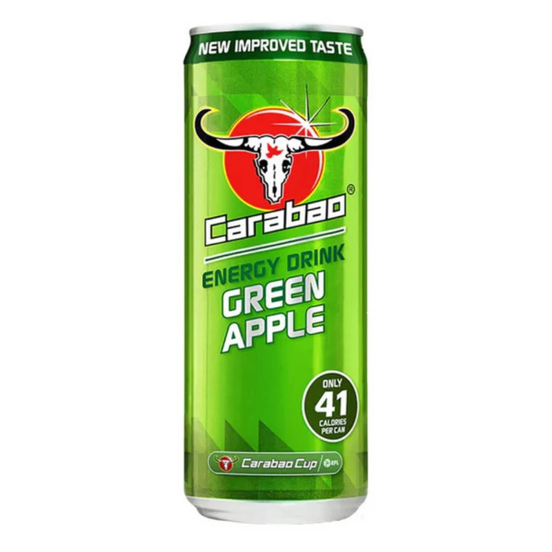 Carabao Energy Drink - Green Apple 330ml