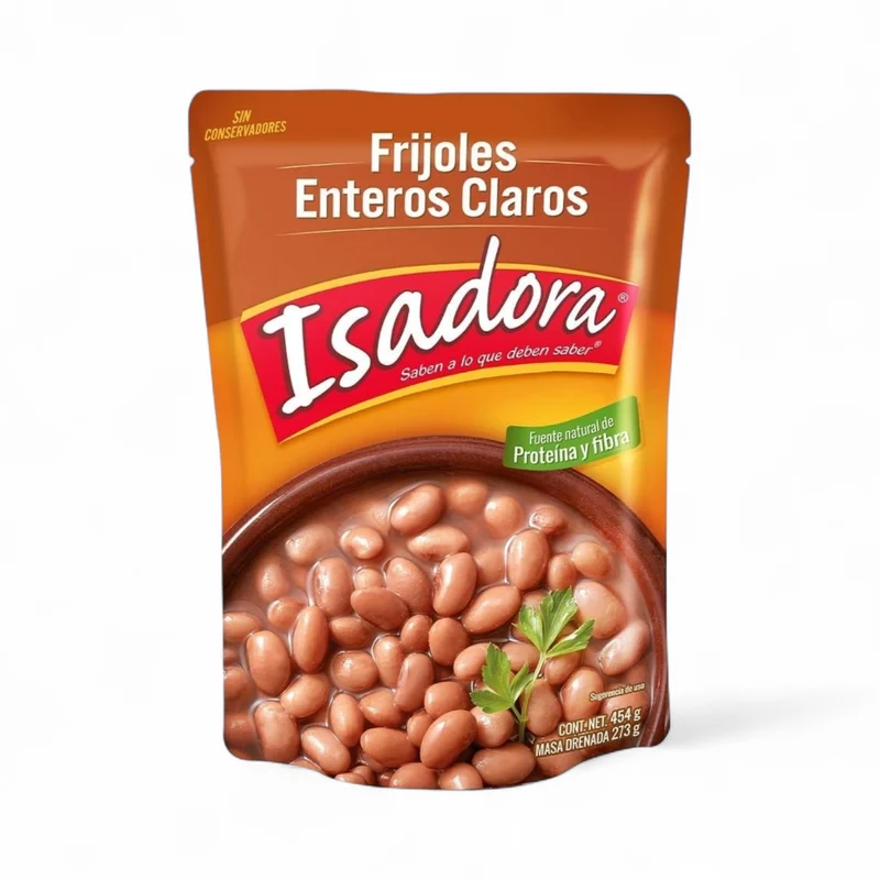 Isadora Frijoles - Enteros Claros (Pouch) 454gm