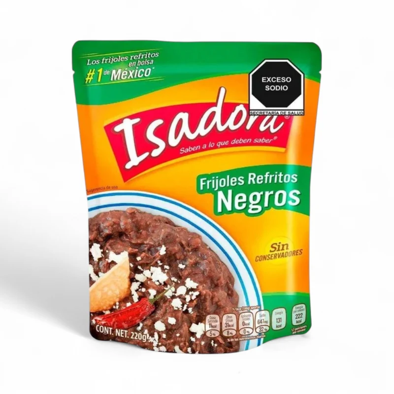 Isadora Frijoles - Negros Refritos (Pouch) 430gm