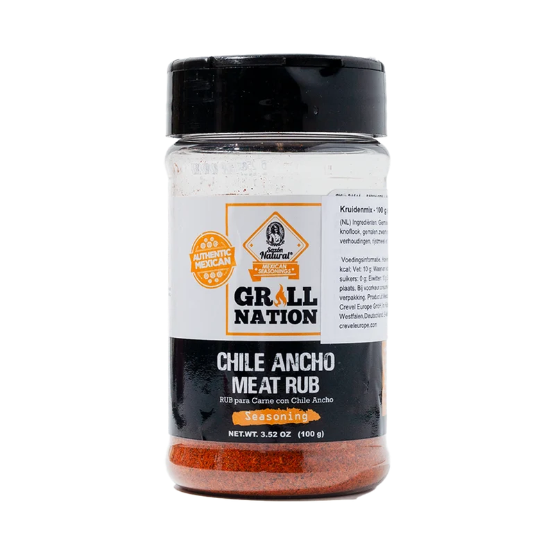 Sazon Natural Grill Nation - Chile Ancho Meat Rub Seasoning 100gm