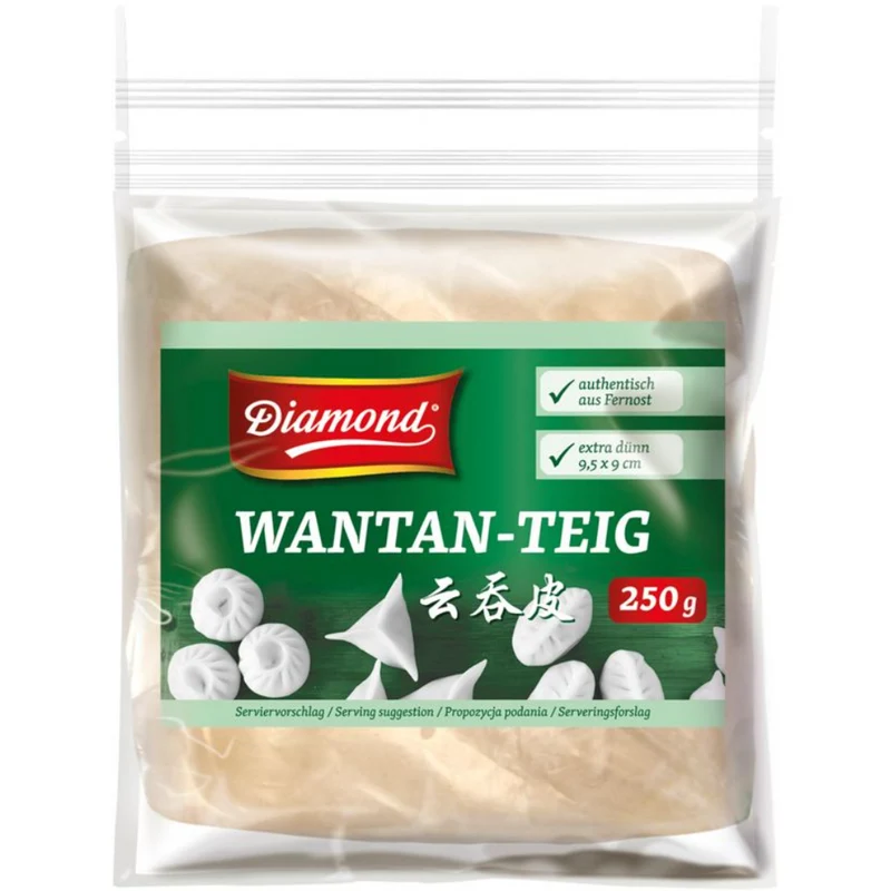 Frozen Diamond Wantan-Teig 250gm - Only Berlin Delivery