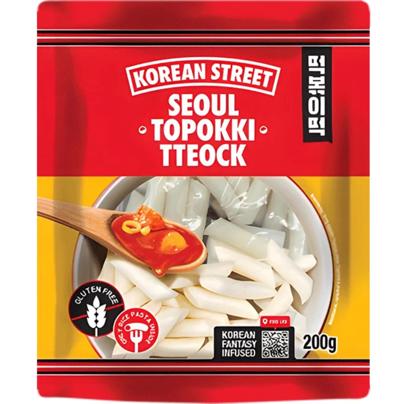 Korean Street Topokki - Pure Rice Noodles 200gm