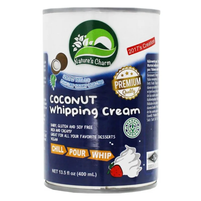 Nature's Charm Coconut Whipping Cream 400ml