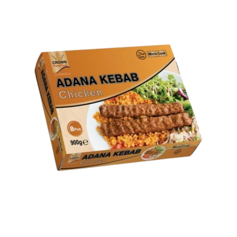 Frozen Crown Chicken Adana Kebab (8pcs) 900gm - Only Berlin Delivery