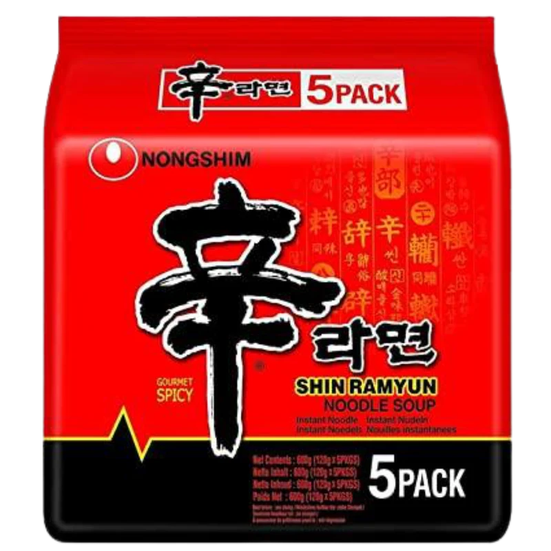 Nongshim Shin Ramyun Noodles - Gourmet Spicy 600gm