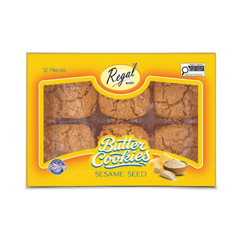 Regal Butter Cookies - Sesame Seed (12pcs) 250gm