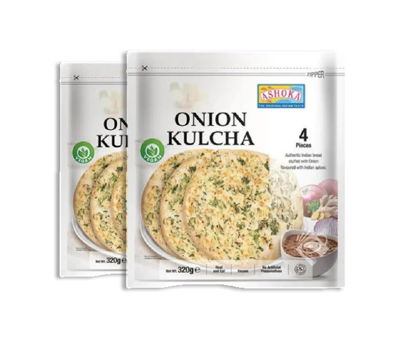Frozen Ashoka Onion Kulcha (4pcs) 320gm - Only Berlin Delivery (Choose your Quantity)