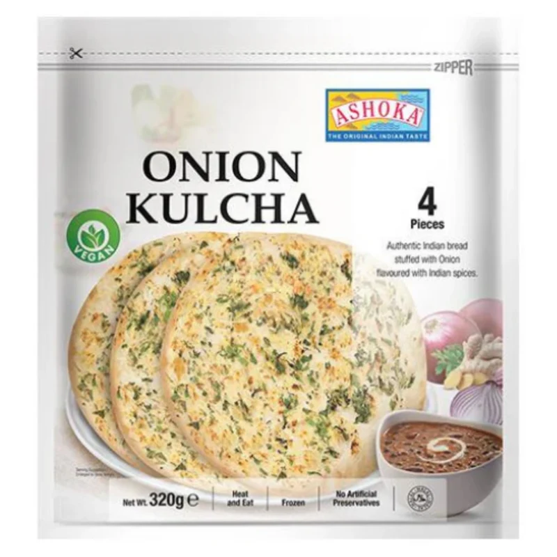 Frozen Ashoka Onion Kulcha (4pcs) 320gm - Only Berlin Delivery
