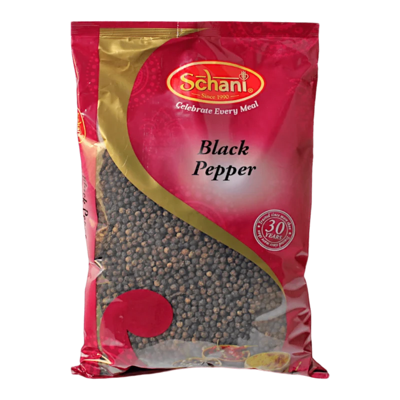 Schani Black Pepper Whole 1kg