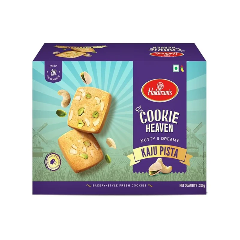 Haldiram's Cookie Heaven - Kaju Pista 200gm
