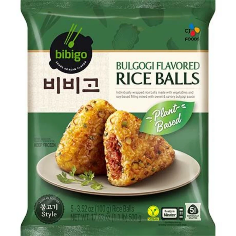 Frozen Bibigo Rice Balls - Bulgogi Flavoured 500gm (Only Berlin Delivery)