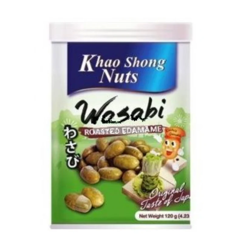 Khao Shong Wasabi - Roasted Edamame 120gm
