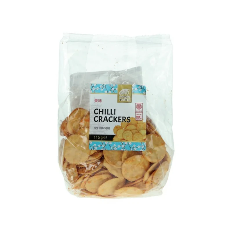 Golden Turtle Corn Crackers - Chilli 115gm