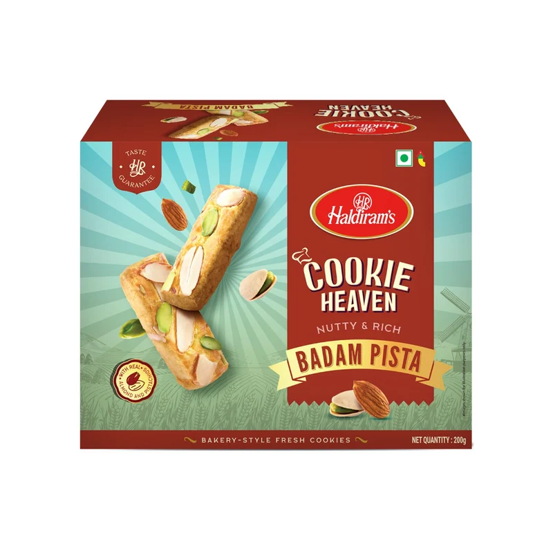 Haldiram's Cookie Heaven - Badam Pista 200gm
