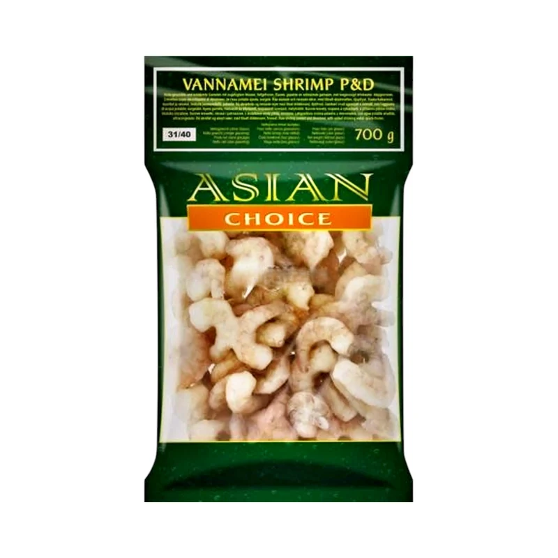 Frozen Asian Choice Vannamei Shrimps P&D (31/40) 700gm - Only Berlin Delivery