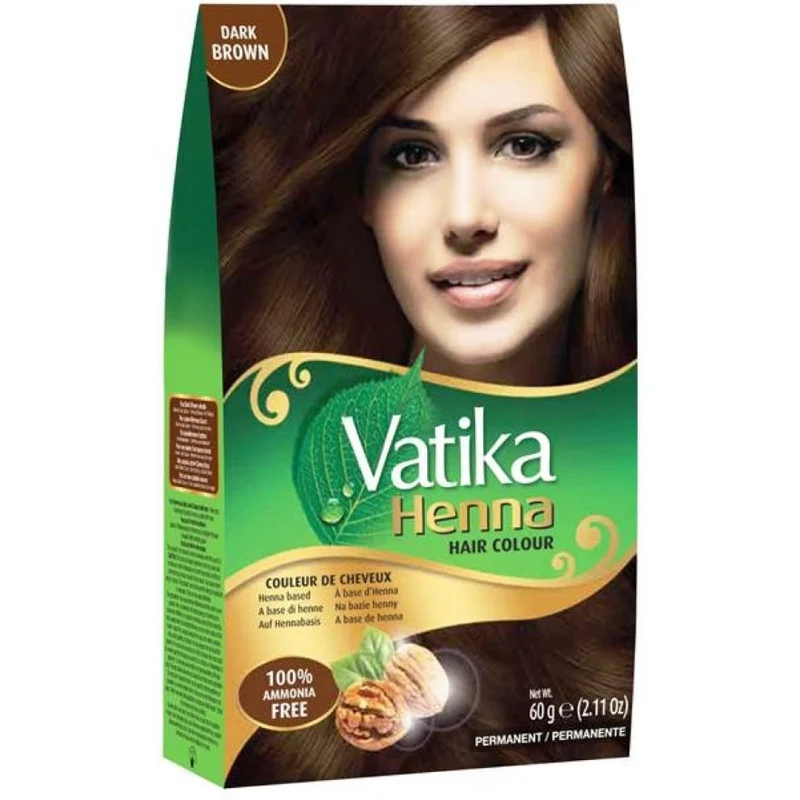 Vatika Henna Hair Colour - Dark Brown 60gm