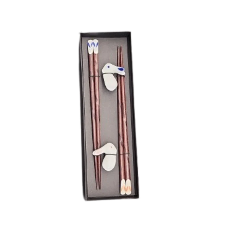 Jade Temple - Essstäbchen Set mit Hasen Bänkchen (1pc)