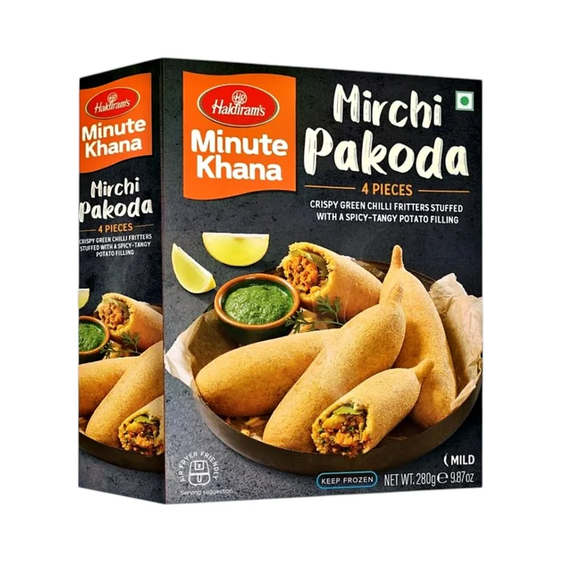 Frozen Haldiram's Mirchi Pakoda (4pcs) 283gm - Only Berlin Delivery