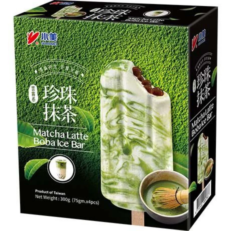 Frozen Shaomei Boba Matcha Ice Bar (4pcs) 300gm - Only Berlin Delivery