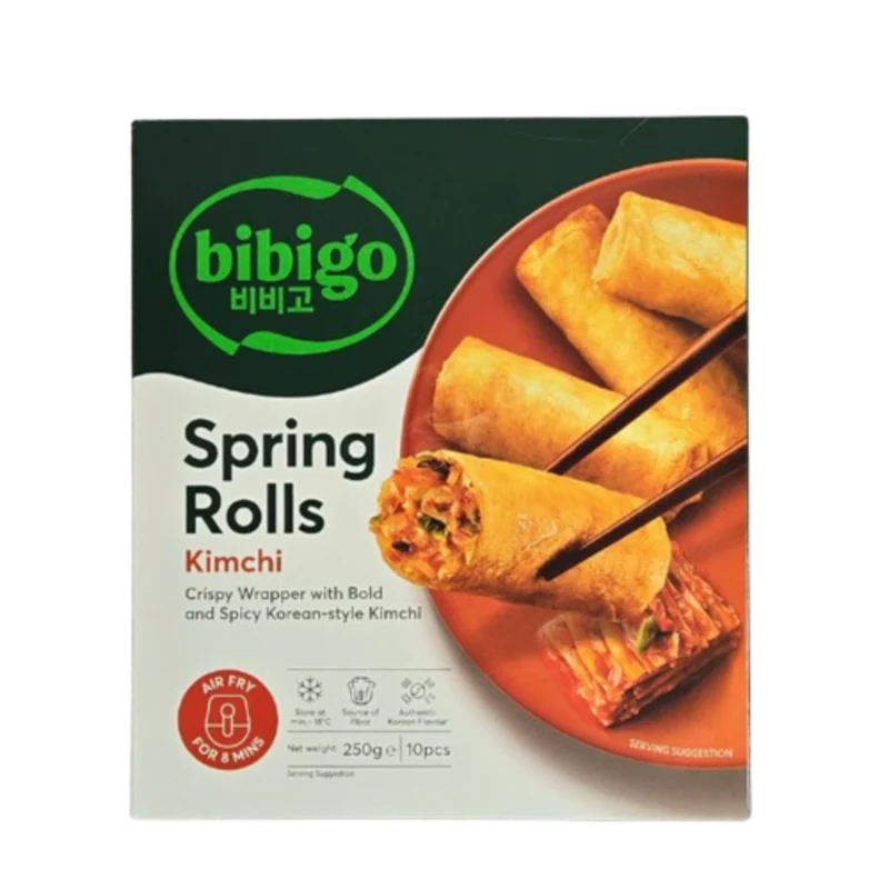 Frozen Bibigo Spring Roll - Kimchi (10pcs) 227gm (Only Berlin Delivery)