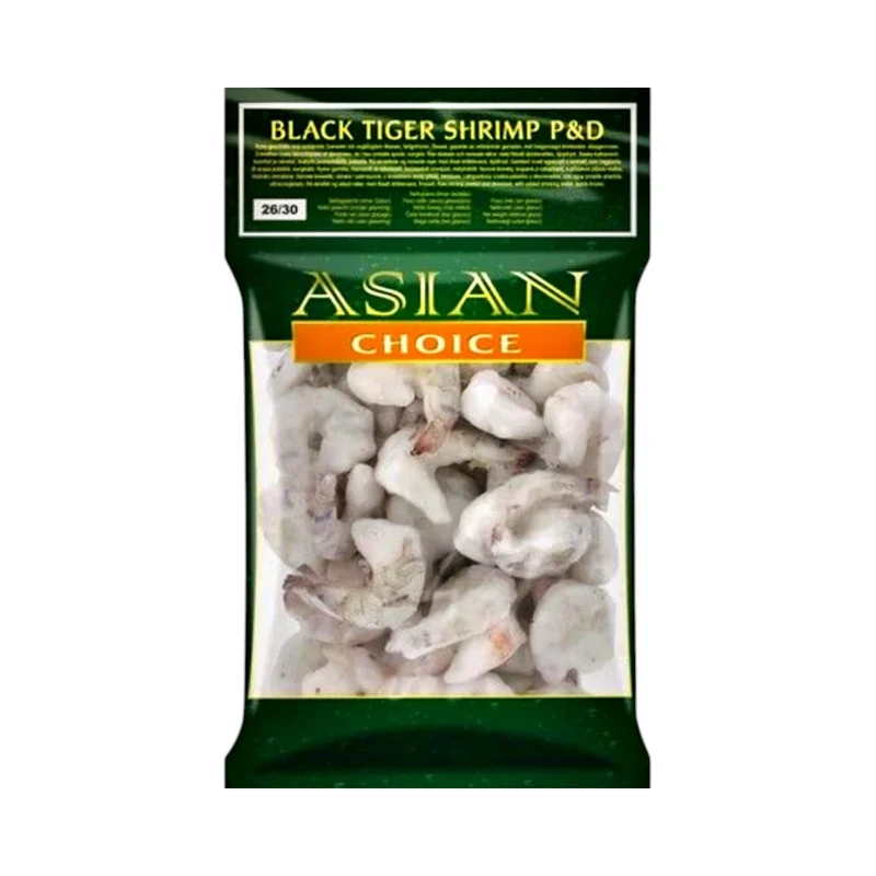 Frozen Asian Choice Black Tiger Shrimps P&D (26/30) 700gm - Only Berlin Delivery
