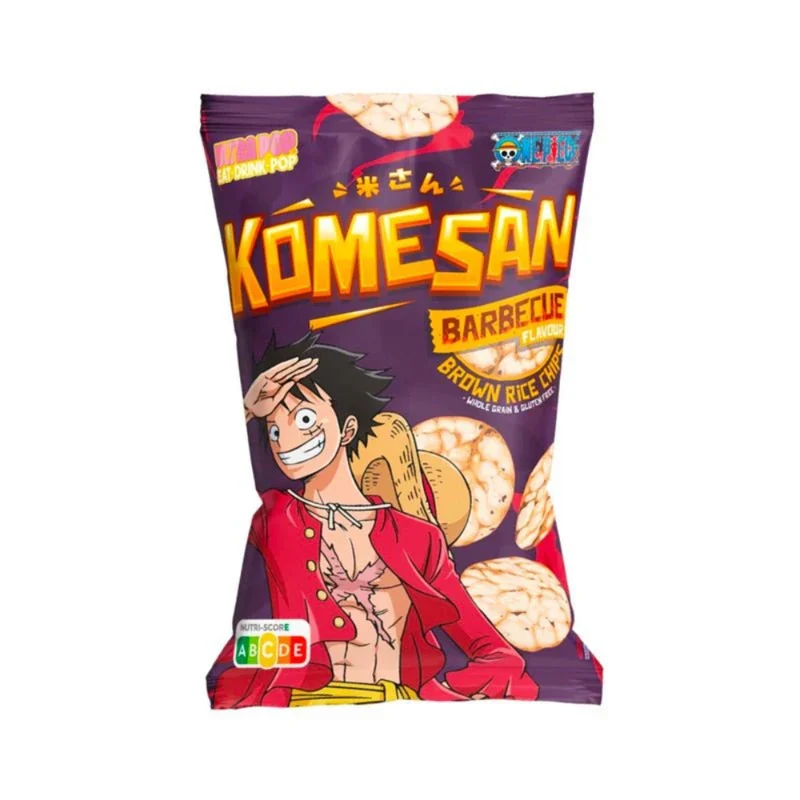 Komesan Brown Rice Chips - BBQ Flavor 60gm
