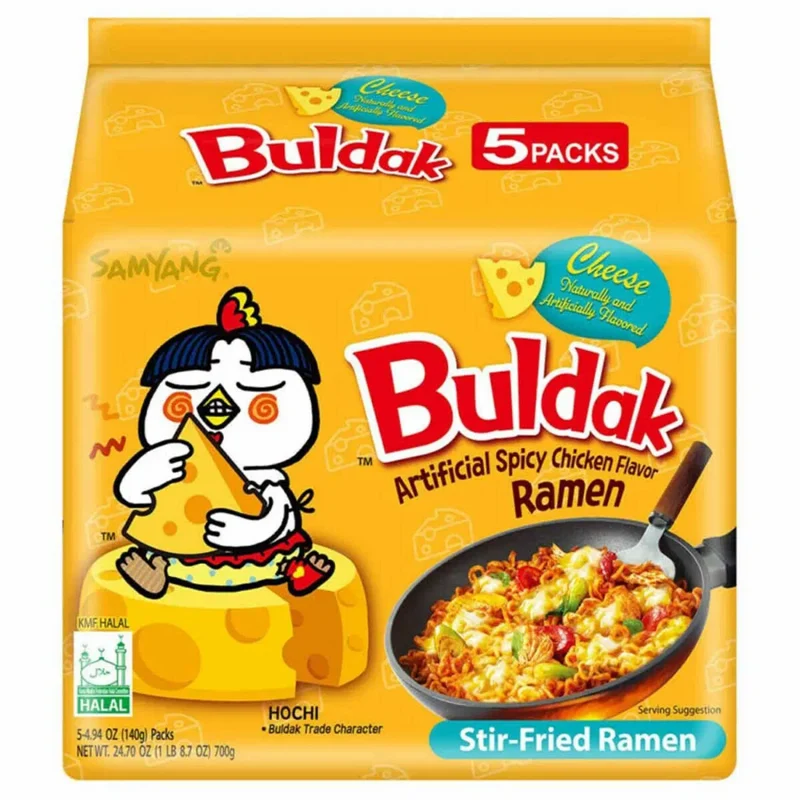 Samyang Buldak Hot Chicken Ramen - Cheese 700gm