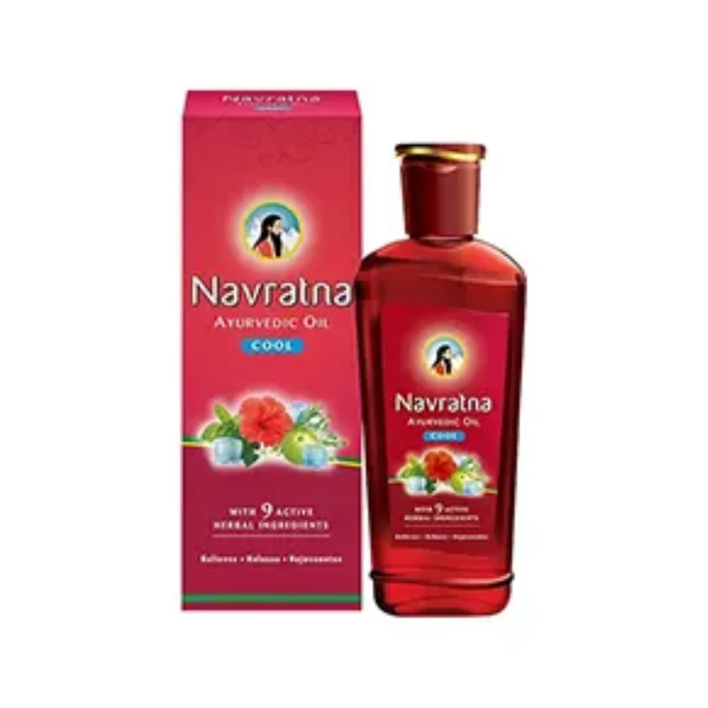 Navrattan Ayurvedic Hair Oil - Cool 180ml