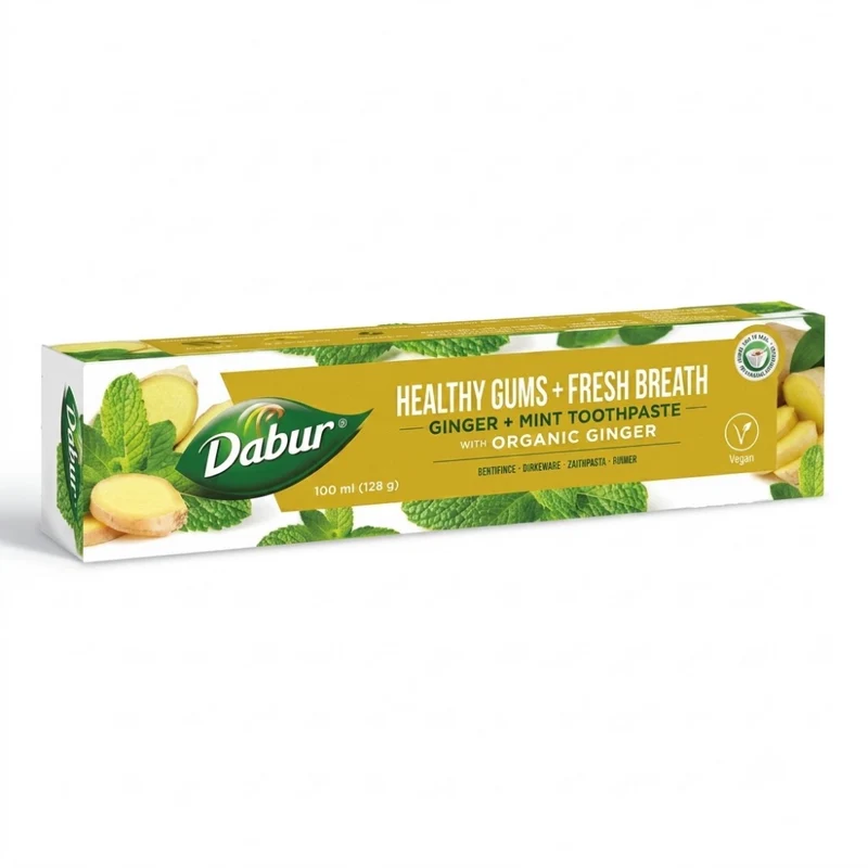 Dabur Organic Ginger Mint Toothpaste 128gm