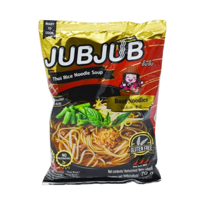 Jub Jub Thai Rice Noodle Soup - Beef 70gm