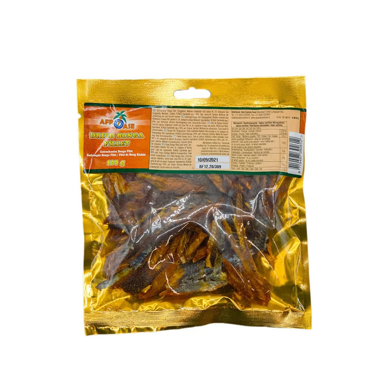 Afroase Bonga Fillet (Smoked & Dried) 100gm