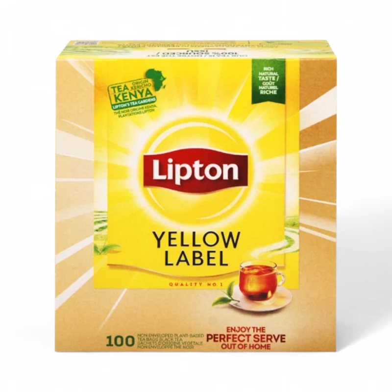 Lipton Yellow Label Tea (100 Tea Bags) 150gm