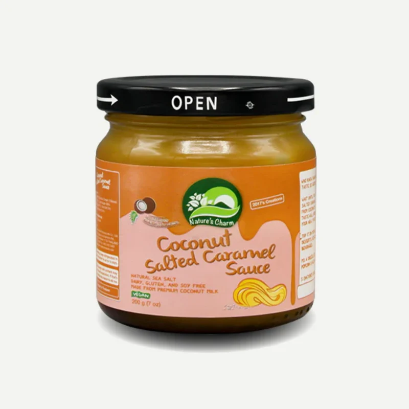 Nature's Charm Dessert Sauce - Coconut Salted Caramel 200gm