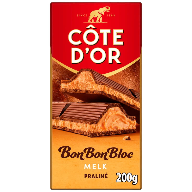 Côte d'Or BonBonBloc Praline Melk