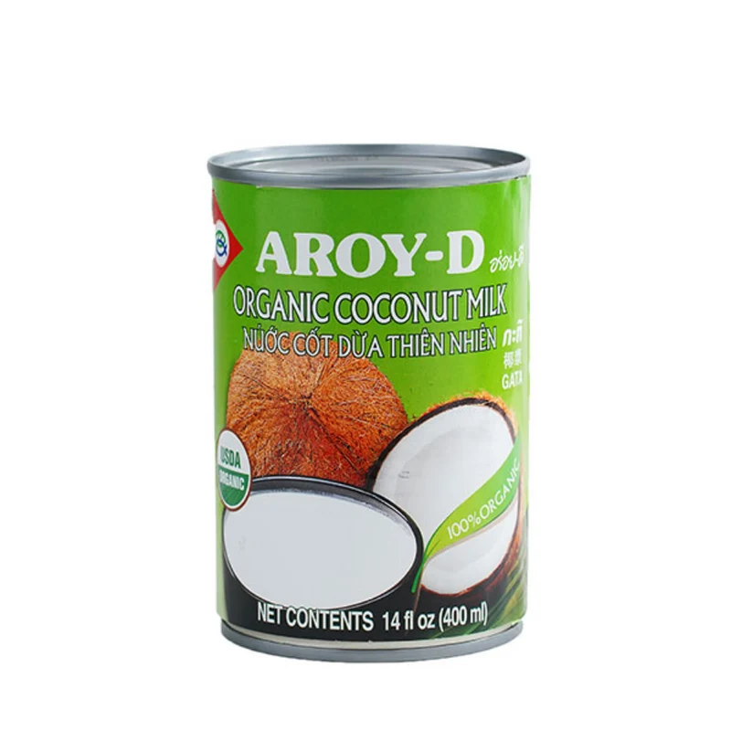 Aroy-D Organic Coconut Milk (Canned) 400ml