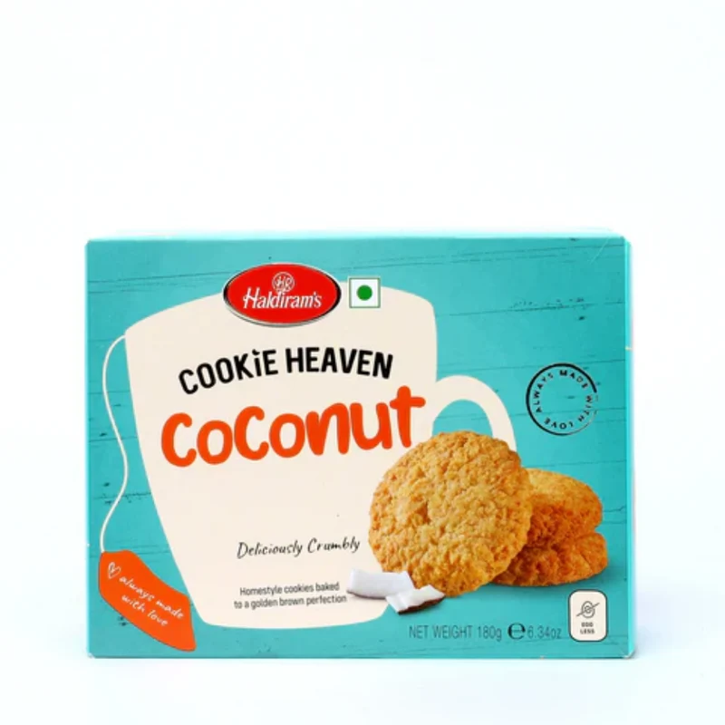 Haldiram's Cookie Heaven - Coconut 180gm