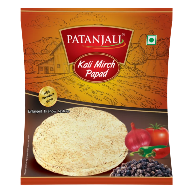 Patanjali Kalimirch Papad 200gm