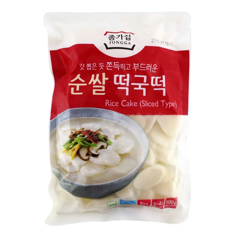 Frozen Jongga Rice Cake (Slice Type) 500gm - Only Berlin Delivery