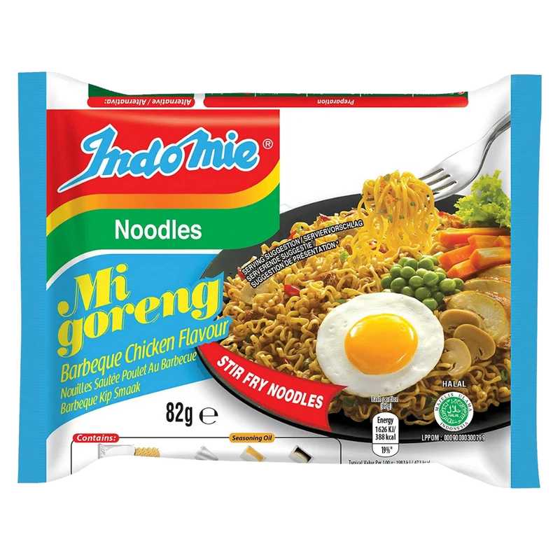 Indomie Mi Goreng Noodles - BBQ Chicken 80gm