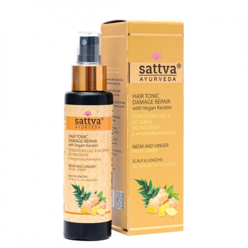 Sattva Ayurveda Hair Tonic - Neem & Ginger 100ml