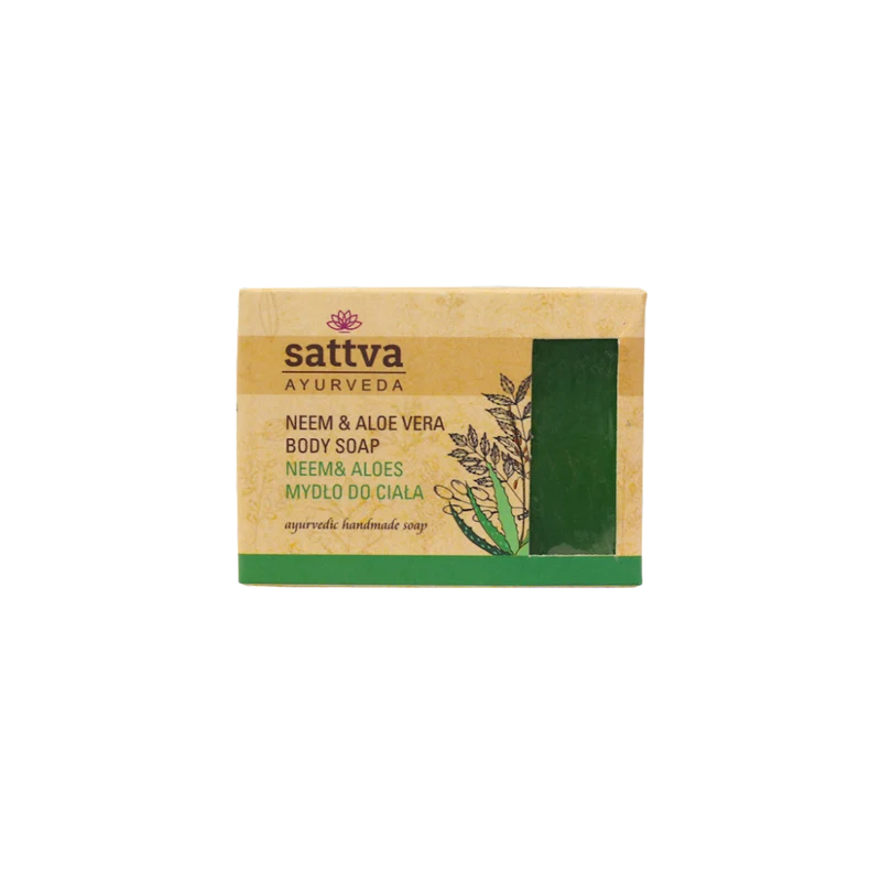 Sattva Ayurveda Soap - Neem & Aloe Vera 125gm