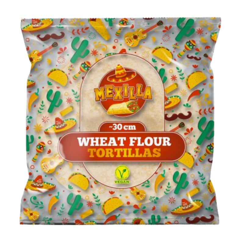 Mexilla Wheat Flour Tortillas 18 x 80gm (30cm) 1.4kg