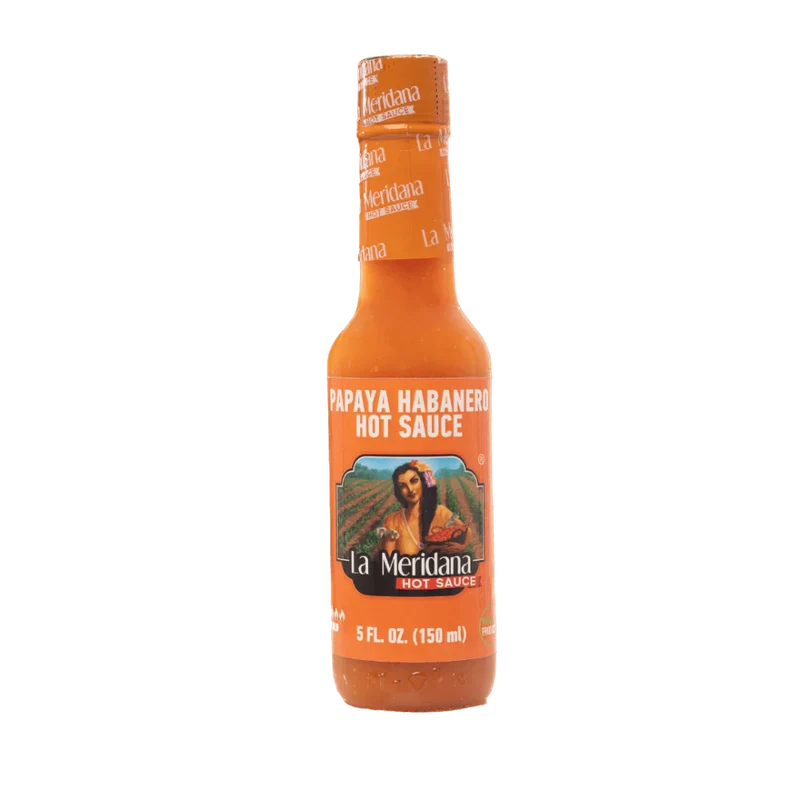La Meridana Hot Salsa Sauce - Papaya Habanero 150ml