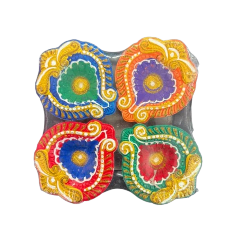 Clay Diya (Set of 4)