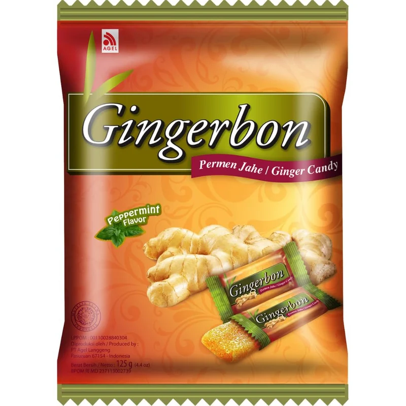 Agel Gingerbon - Ginger Bonbon 125gm