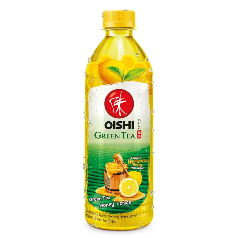 Oishi Green Tea Drink - Honey Lemon 500ml