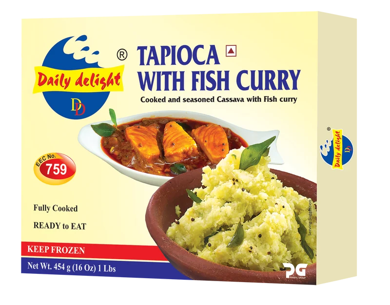 Frozen Daily Delight - Tapioca With Fish Curry 454gm (Only Berlin Delivery)