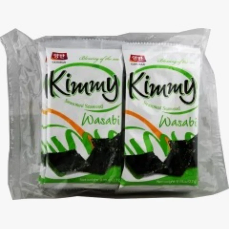 Dongwon Crispy Seaweed Snack - Wasabi (8Pack) 21.6gm