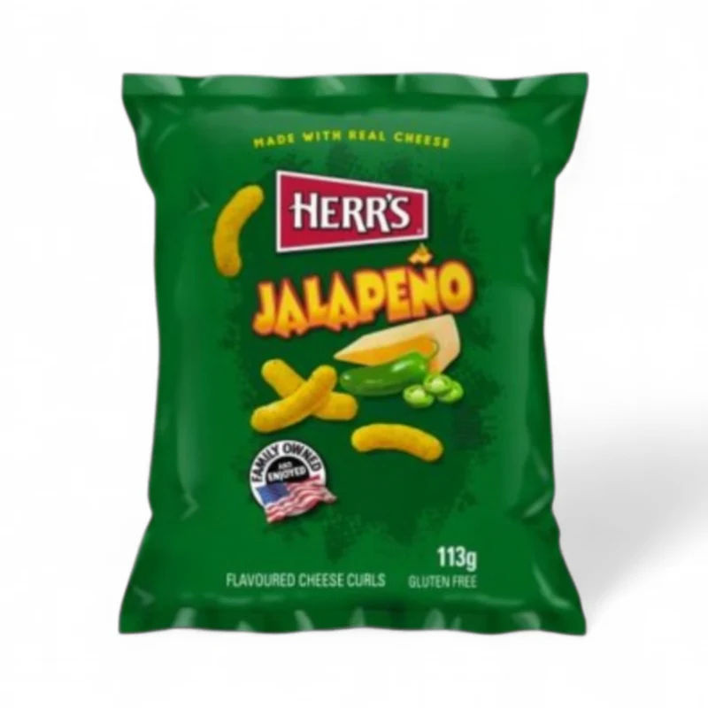 Herr's Cheese Curls - Jalapeno 113gm
