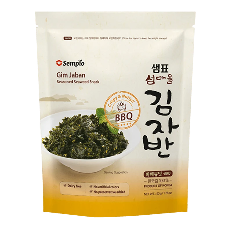 Sempio Crispy Seaweed Snack - BBQ 50gm